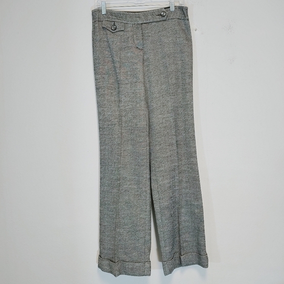 Trina Turk Wool Blend Contrast Trim Suit Sz S Work Winter Contemporary Office - Picture 9 of 16